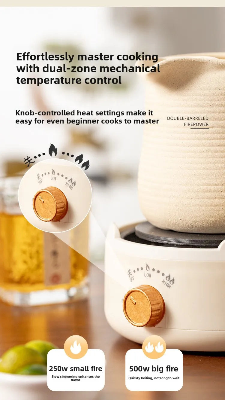 Electric Mini Tea Stove – Fast Heating, Anti-Dry & Multifunctional Hot Plate 220V”