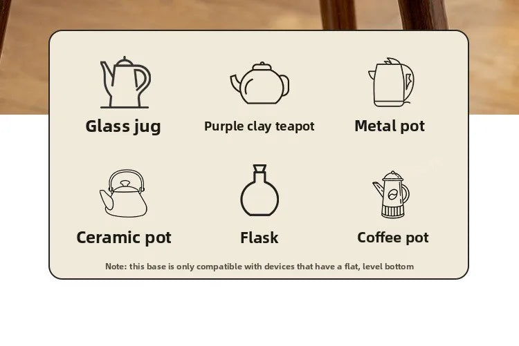 Electric Mini Tea Stove – Fast Heating, Anti-Dry & Multifunctional Hot Plate 220V”