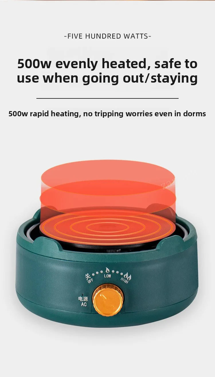 Electric Mini Tea Stove – Fast Heating, Anti-Dry & Multifunctional Hot Plate 220V”