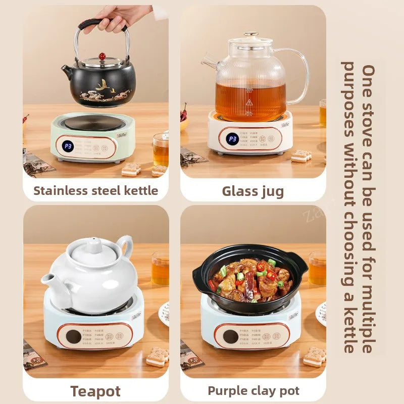 Electric Mini Tea Stove – Fast Heating, Anti-Dry & Multifunctional Hot Plate 220V”