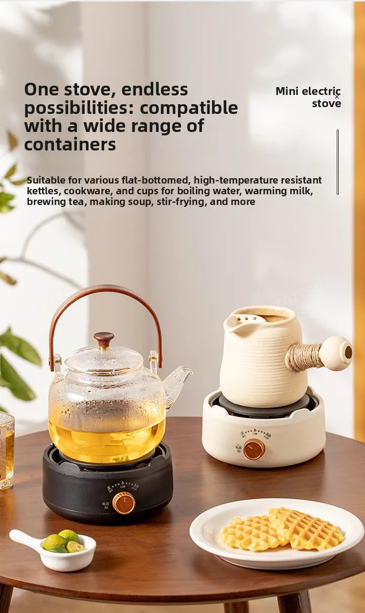 Electric Mini Tea Stove – Fast Heating, Anti-Dry & Multifunctional Hot Plate 220V”