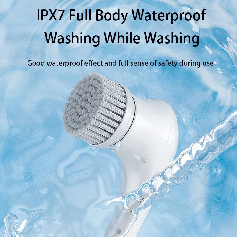 “Wireless Handheld Cleaning Brush – Say Goodbye to Dirt, Hello to Sparkle!”